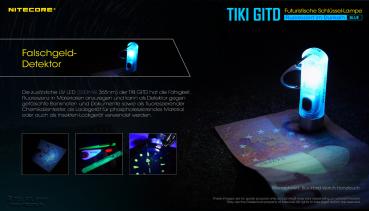 NITECORE - TIKI GTID - GLOW IN THE DARK - BLUE